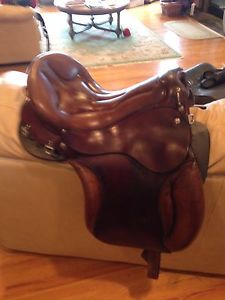 Original Len Brown Ortho Flex Stitch Down Saddle