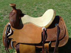 16" Spur Saddlery Ranch Roping Saddle (Made in Texas) Elephant Hide Seat
