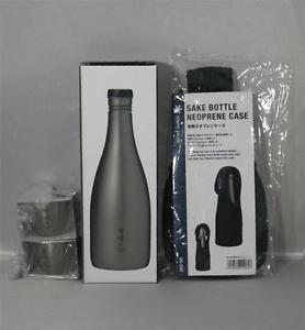 Snow peak Liquor Barrel,sake bottle Titanium SAKE Set TW-540, TW-020 2pcs,UG-540