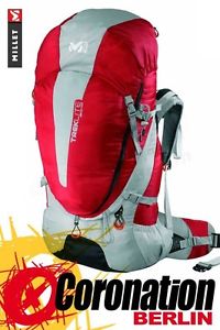 Millet Trek Lite 60+10 Trekking Wander Touren Rucksack Expedition Backpack Red