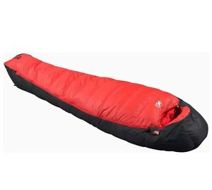 Millet Alpine Expert Sleeping Bag Long Mumienschlafsack rot