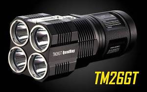 Nitecore TM26GT Brand new 3500 Lm 4*Cree XP-Hi V3 704 meter beam!