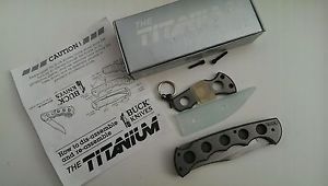 Buck Titanium Knife Model 186 Messer
