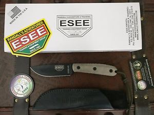 Esee 4 HM Messer Lederscheide Survival Bushcraft Neu