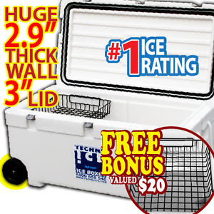 COOLER HUNTING ICE CHEST CHILLERZ BOX BIN WINE FISHING CAMPING TECHNIICE 111Qt