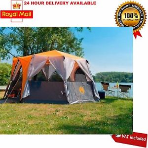 Coleman Cortes Octagon 8 Person Man Tent Camping Festival Outdoor Family NEW