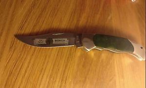 Böker Optima 125 Jahre Jahresmesser 1994 mit Jade Griffschalen