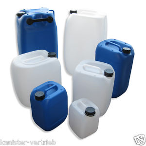 Kanister Camping & Outdoor Behälter Box blau weiß 5, 10, 20, 25, 30, 60 Liter