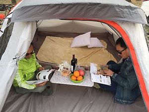 New 3-4 PersonInflatable Camping Tent Outdoor Activities Waterproof Tent for