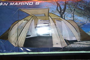 SAN MARINO 8_Zelt_8 Personen_Familienzelt_ 3 Schlafkabinen_Großer Wohnraum_NEU!