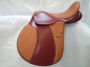 Lazeen All Purpose English Saddle with Adjustable Knee Pads