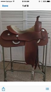 donn leson reining saddle