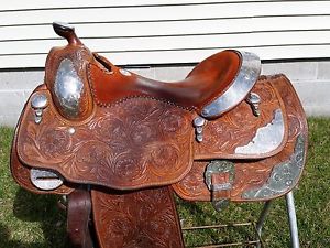 15'' BILLY COOK SHOW SADDLE W CARRIER/BAG