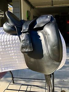 DK Black Dressage Saddle
