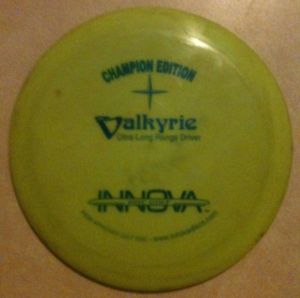 Innova CE Valkyrie Burnt Blueberry Stamp Disc golf disc