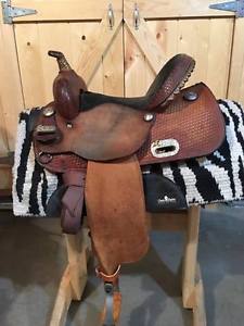 13.5" Tex Tan NBHA Barrel Saddle