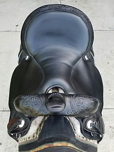 Circle Y High Horse Corsicana black trail saddle