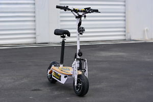 NEW! 2017 CAPTAIN RACING STREET EDITION GOLD 2000W 60V ELECTRIC SCOOTER (WHITE)