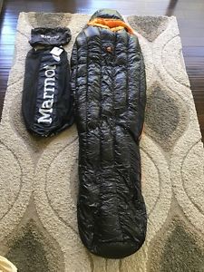 Marmot Plasma 0 Sleeping Bag - Rare 900 Fill - Regular Size - NEW Mint Cond