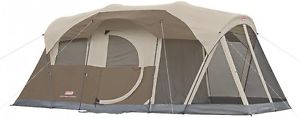 WeatherMaster 6-Person 11 ft. x 9 ft. Screened Tent Outdoor Family Coleman