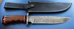 DAMASTMESSER JAGDMESSER GROSS 512 LAGEN WUNDERSCHÖN 1. WAHL  B