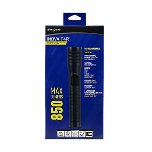 Nite Ize INOVA T4R Rechargeable Tactical LED Flashlight + Power Bank - Plugs