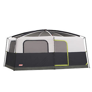 Coleman Camping Tent 2000008055 Tent 14' x 10' Prairie Breeze Led/Fan