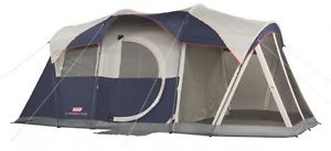Coleman 11 x 9-Foot Elite WeatherMaster Lighted Tent With Screen Room