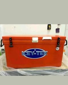 *PRICE DROP**95QT Icey tek cooler Orange L36.25W18.5H18.5