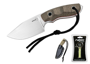 Böker Plus Bob Fahrtenmesser 7mm stark Kydex INKL. Ni-Glo Safety Marker