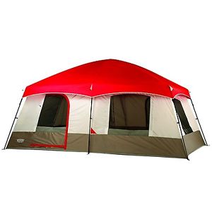 Camping Fishing Large Walk in Door Outdoors Wenzel Timber Ridge Tent  10 Person