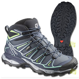 Salomon Femmes Chaussures de marche X ULTRA MID 2 GTX W gris