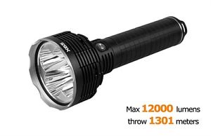 Acebeam X65 5x cree XHP35 LED 12000lm 1301m La mejor SAR Europa