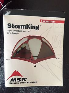 MSR StormKing (with footprint) 5 person expedition super strong base camp tent