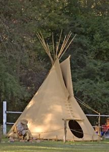 ø 5,0 m Tipi Tente indienne Wigwam Indiens tente tepee