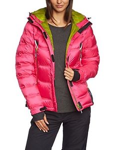 Tg 46| CMP F.lli Campagnolo - Piumino da donna, colore rosa (scarlet), taglia 46