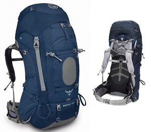 OSPREY AETHER 60 SAC À DOS TREKKING TAILLE : M - 60 LITER - MIDNIGHT BLUE