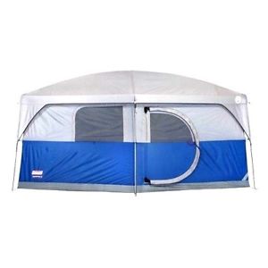 Hampton Sleeps 9 Person In Tent From Coleman Blue/White With screened windows