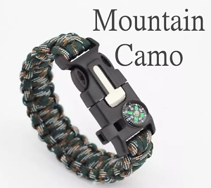 100pcs 5 in 1 Paracord Survival Bracelet Lot