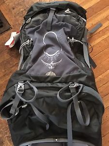 Brand New Osprey 65L Backpack. Graphite Grey. Size Medium