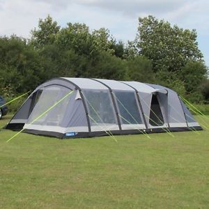 Kampa Croyde 6 birth Air Tent airbeam. used once only. extras included..
