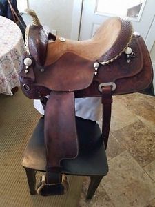 15" Billy Cook Square Double Skirt Barrel Saddle