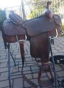 Tod Slone-Cuero Texas Team Roper western saddle 15