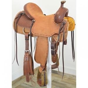 New! 15.5" Circle Y Saddlery Bernard Ranch Saddle Code: 1130-9555-04