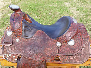 15.5" Broken Horn Western Pleasure Show Saddle
