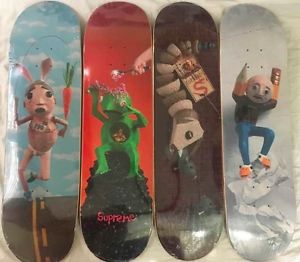 Supreme X MIKE HILL SkateBoard Deck Complete Set of 4 "IN HAND" Ready to ship