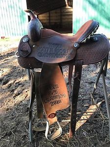 14.5 cactus barrel saddle