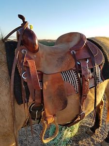 Custom Handmade Ranch Cutting Saddle 16.5", H & H Custom Saddles