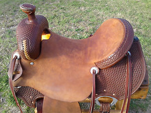 17" Spur Saddlery Ranch Roping Saddle (Made in Texas) Wide FQHB