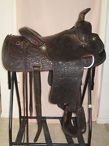 15" Billy Cook Roper 1966 All Around Cowboy Prize Saddle!